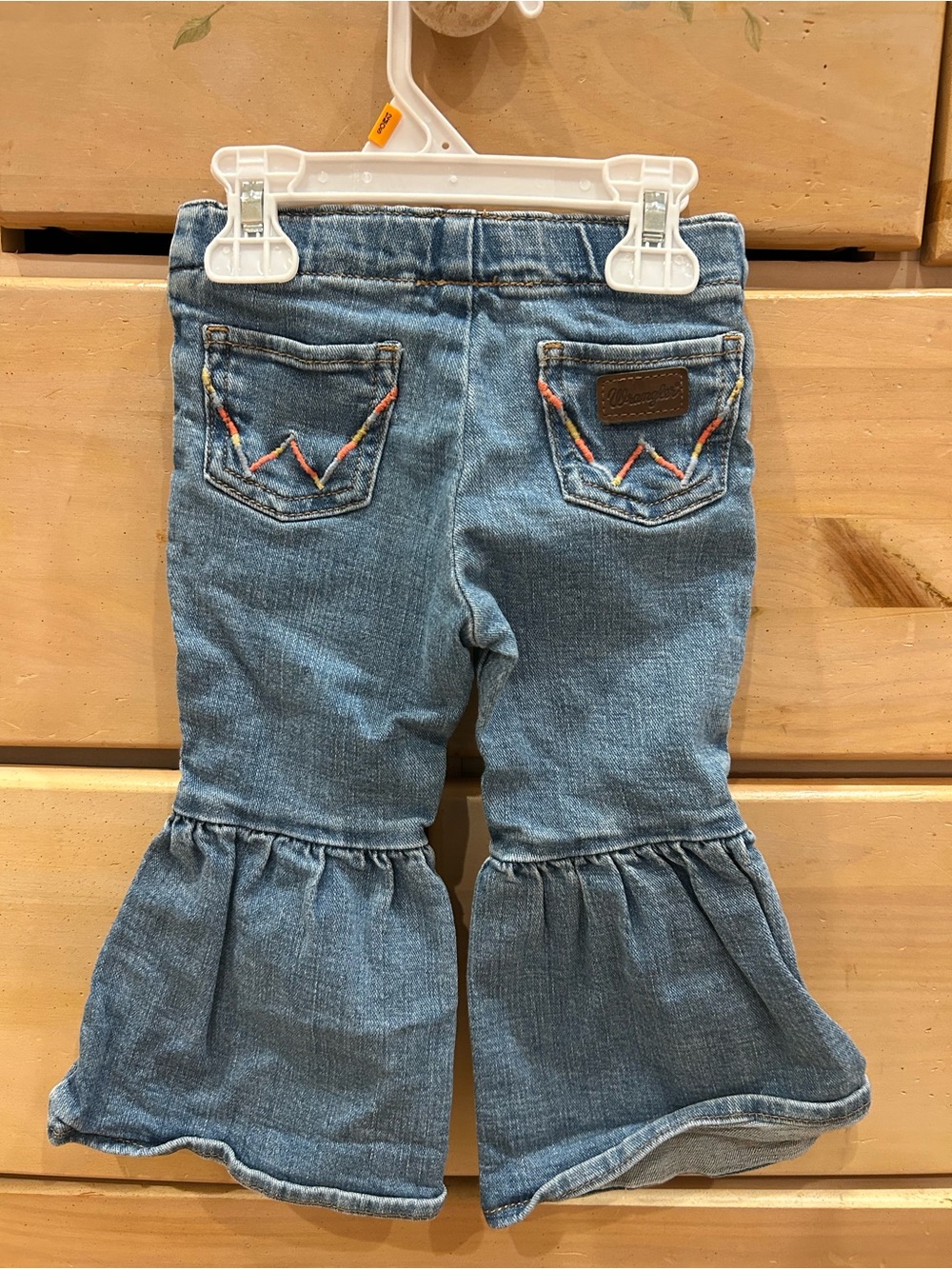 Toddler girl wrangler bell bottoms